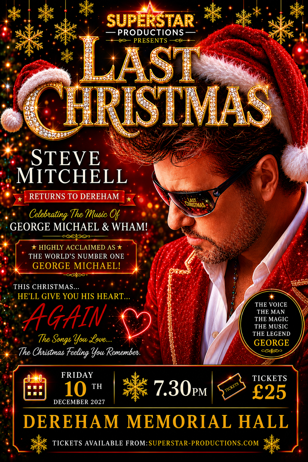 Last Christmas – The Music of George Michael & WHAM!… With A LOT of Christmas Magic! show artwork