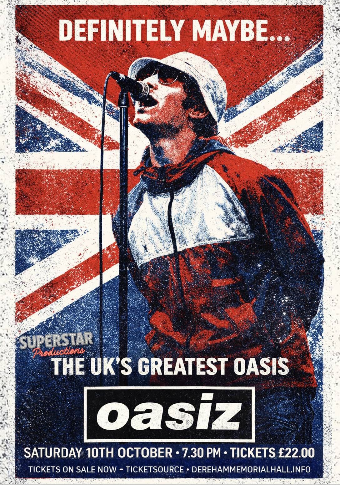 DEFINITELY MAYBE – THE UK’S GREATEST OASIS! show artwork