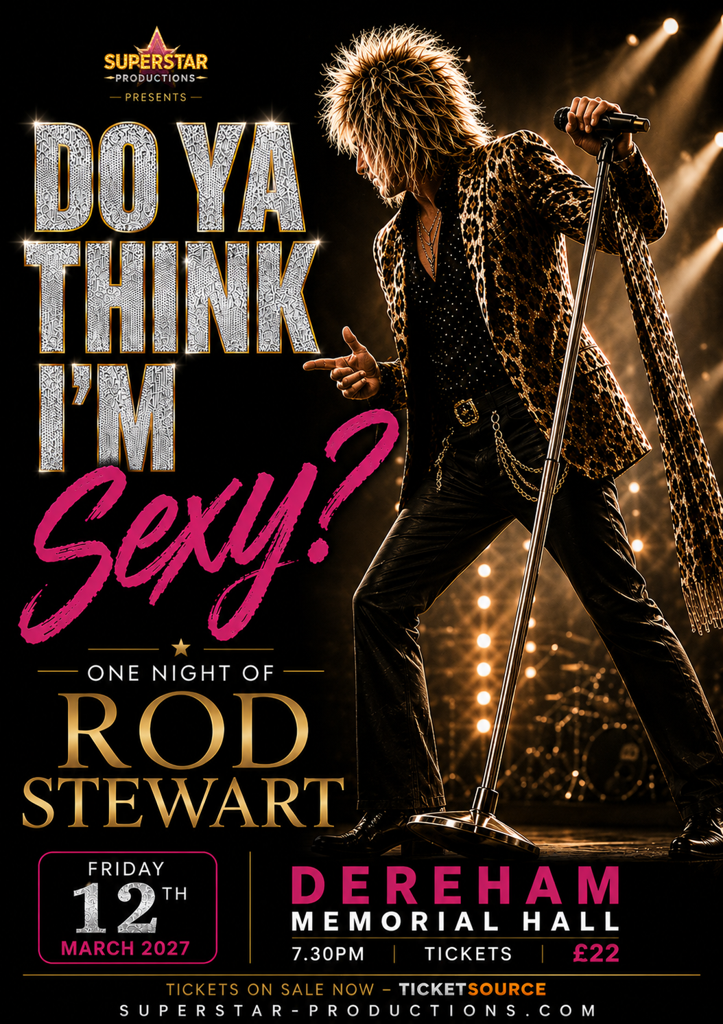 Do Ya Think I’m Sexy – One night of Rod Stewart show artwork