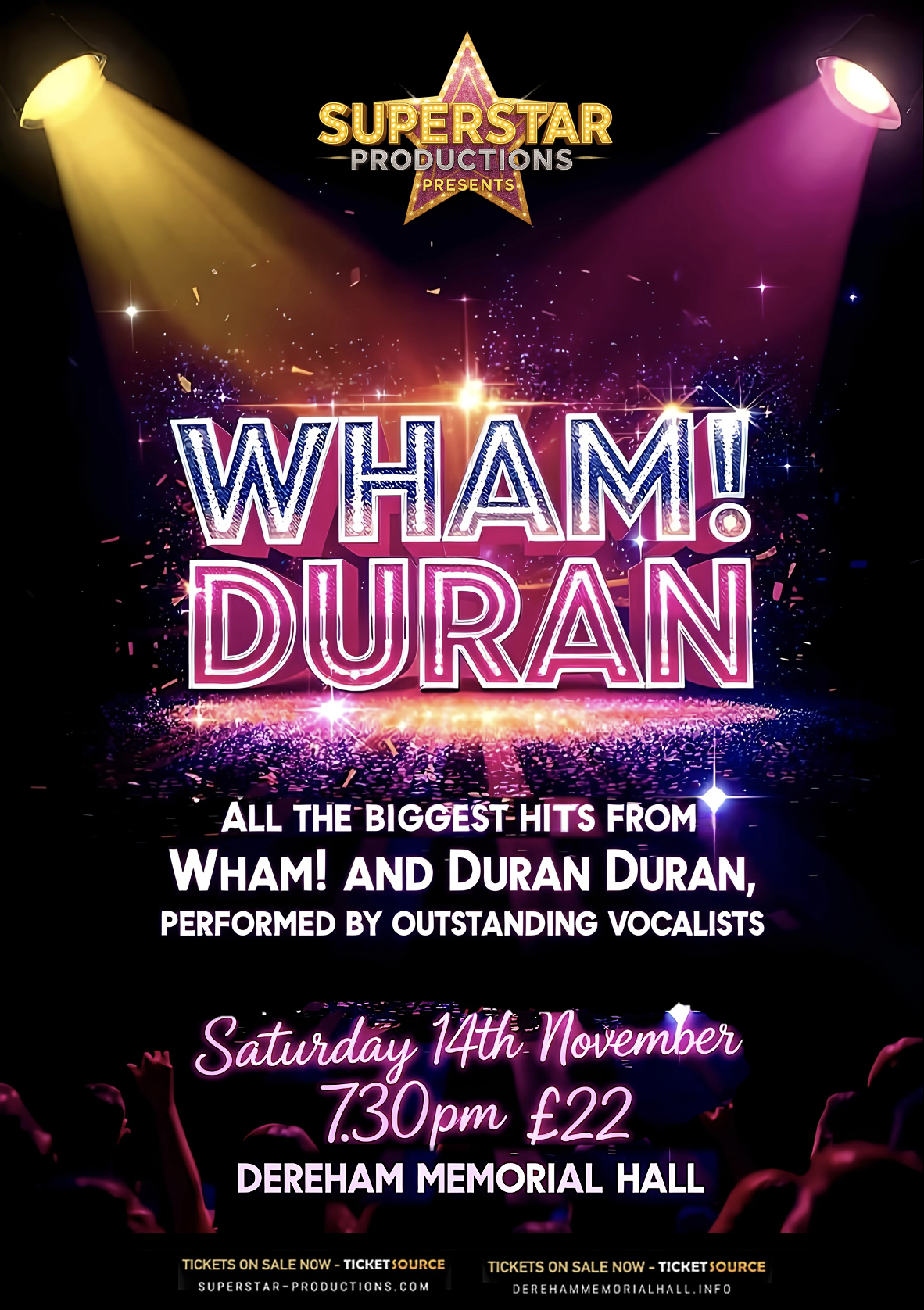WHAM! DURAN show artwork